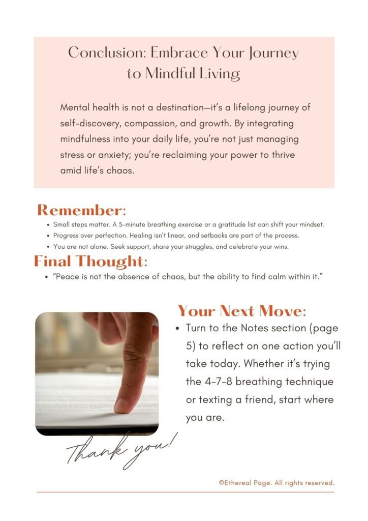 Conclusion-724x1024 Mental Health & MindFulness | e-Book