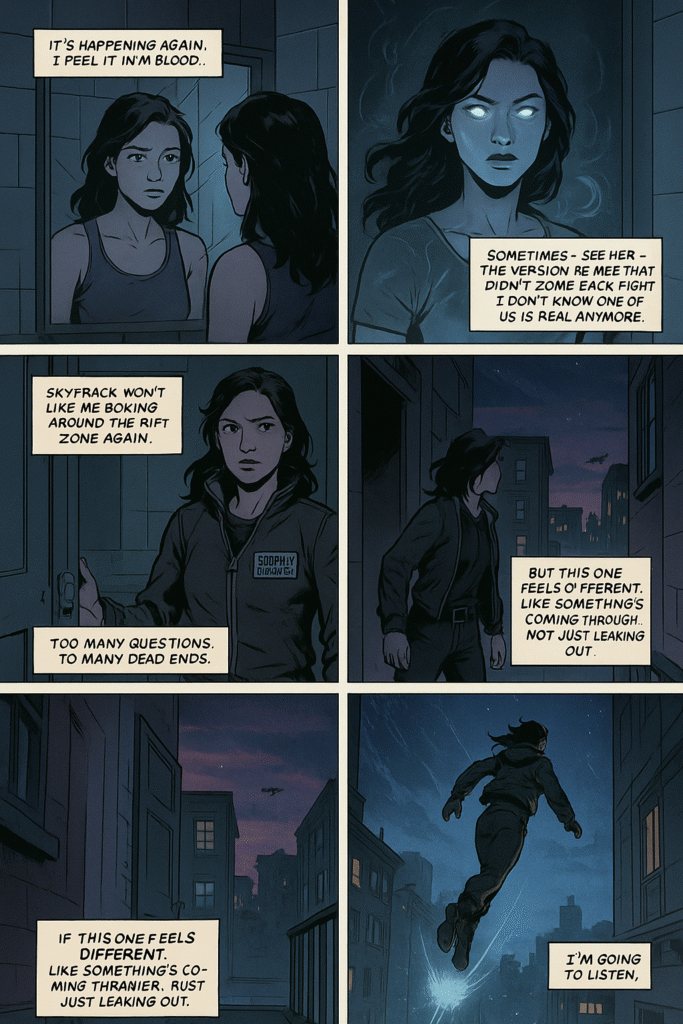 02-683x1024 Nova Pulse “The Shattered Sky” | Issue # 1 | Ethereal Page Original Comic Book