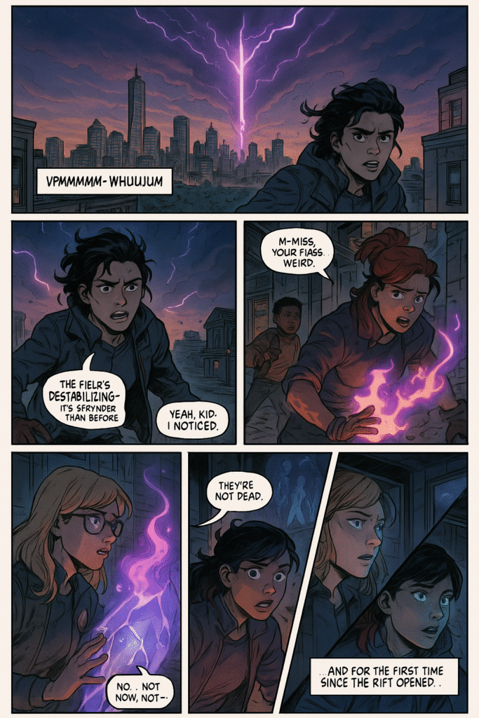 05-683x1024 Nova Pulse “The Shattered Sky” | Issue # 1 | Ethereal Page Original Comic Book