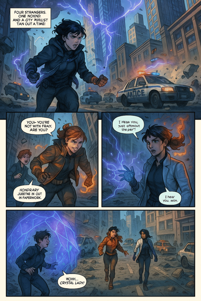 06-683x1024 Nova Pulse “The Shattered Sky” | Issue # 1 | Ethereal Page Original Comic Book